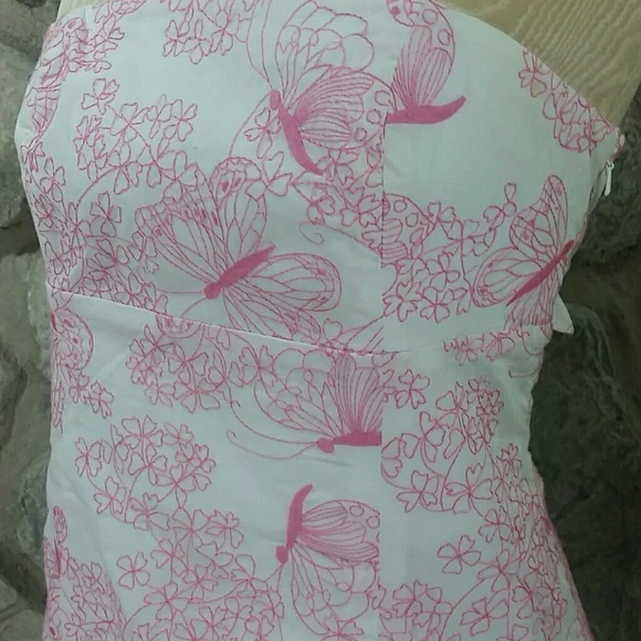 🦋💕Gorg Lily Pulitzer Pink & Butterfly Glinda vibes Dress - Picture 4 of 4